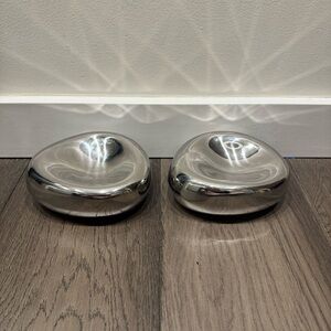 Set of two - H&M viral chrome bowl decor